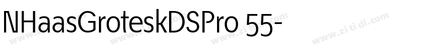 NHaasGroteskDSPro 55字体转换